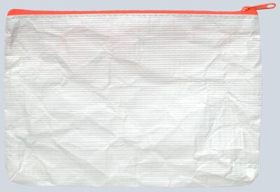 FSY PE-Vlies Reißverschluss-Beutel "Phat-Bag", A6, mit Textil-Reißverschluss orange, 1 Stück
