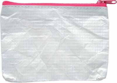 FSY PE-Vlies Reißverschluss-Beutel "Phat-Bag", A7, mit Textil-Reißverschluss pink, 1 Stück
