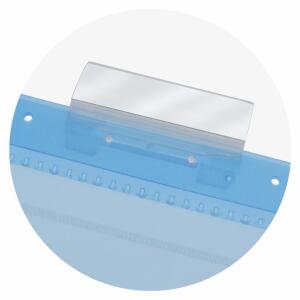 FSY PP-Sichtreiter für Hängemappen, farblos transparent, 1 Stück0 Stk.1 Stück