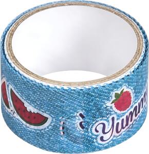 Deko Tapes Stamp Fruits 24 m jeder Abschnitt 34 x 255 mm Papier-Tapes