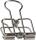 KNORR PRANDELL 216266173 Deko-Clip 19 mm Metall silberfarben