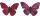 KNORR PRANDELL 218030908 Schmetterling 7 x 9 cm rot fuchsia