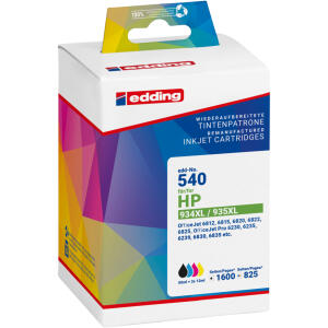 Edding Tintenpatrone EDD-540 ersetzt HP 934XL/935XL Multipack 4