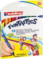 Edding Fasermaler medium 1300 2er-Blister schwarz