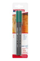 Edding Fasermaler medium 1300 2er-Blister grün