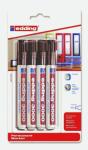 Edding Permanentmarker 3000 4er-Blister schwarz