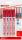 Edding Permanentmarker 3000 4er-Blister rot
