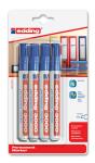 Edding Permanentmarker 3000 4er-Blister blau