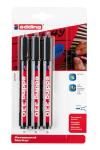 Edding Permanentmarker 330 3er-Blister schwarz