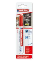 Edding Kreidemarker 4095 1er-Blister rot