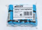 Edding Mini Textmarker 7 10er-Polybeutel neonblau