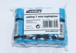 Edding Mini Textmarker 7 10er-Polybeutel neonblau