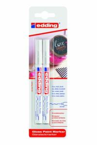 Edding Glanzlackmarker 780 2er-Blister weiß