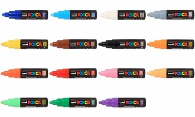 Faber Castell Marker UNI POSCA PC-7M 4,8-5,5 mm gelb