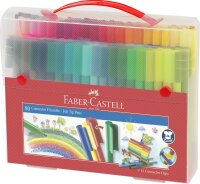 Faber Castell Filzstift Connector Koffer 80-teilig
