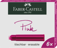 Faber Castell Tintenpatronen Standard 6er pink