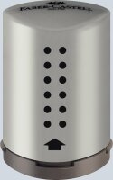 Faber Castell Einfachspitzdose Dreieck Grip 2001 silber