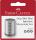 Faber Castell Einfachspitzdose Dreieck Grip 2001 silber BK