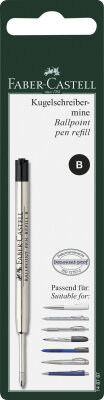 Faber Castell Kugelschreibermine B schwarz Blister