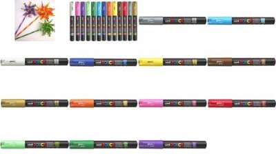 Faber Castell Marker UNI POSCA PC-1MC 0,7 mm weiß