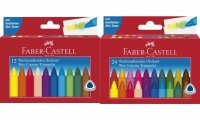 Faber Castell Wachsmalstifte 20 mm x 120 mm dreikant 24er