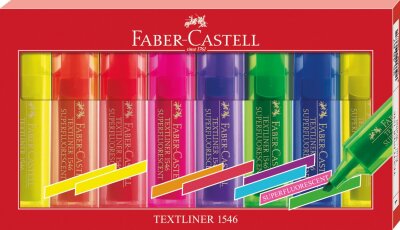 Faber Castell Textmarker TL 46 1-5 mm Superfluor 8er