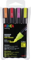 Faber Castell Marker UNI POSCA PC-5M 1,8-2,5 4er Neon 2