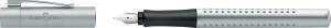 Faber Castell Füller Grip 2011 silber Feder EF