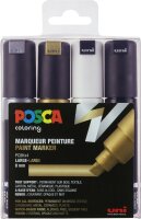 Faber Castell Marker UNI POSCA PC-8K 8 mm 4er Set