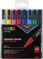 Faber Castell Marker UNI POSCA PC-3M 0,9-1,3 8er