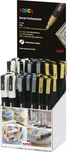 Faber Castell Marker UNI POSCA PC-3M 0,9-1,3 Grundfa Display