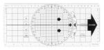 Aristo Navigations-Plotter 1 drehbare Kompassrose