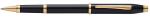 Cross Tintenroller Century II Schwarz-Lack 23-Karat...