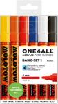 Molotow Acrylmarker One4All 227HS 4mm Etui Basic-Set 1 6...