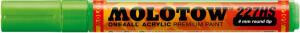 Molotow Acrylmarker One4All 227HS 4mm #219 neongrün fluoreszierend