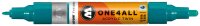 Molotow Acrylmarker One4All Twin 1,5mm/4mm #206 lagunenblau