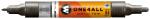 Molotow Acrylmarker One4All Twin 1,5mm/4mm #223 metallic schwarz