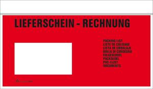 RNK Begleitpapiertasche DL sk LIEFERSCHEIN-RECHNUNG