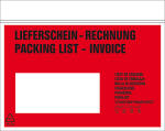 RNK Begleitpapiertasche C6 sk LIEFERSCHEIN-RECHNUNG
