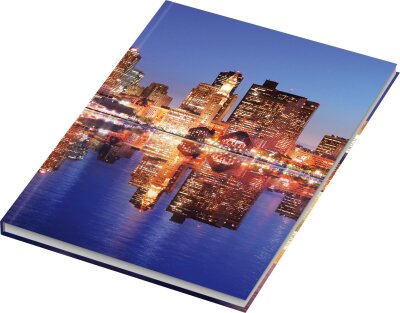 RNK Kladde / Notizbuch "Skyline", liniert, DIN A5, 96 Blatt, 70 g/m²