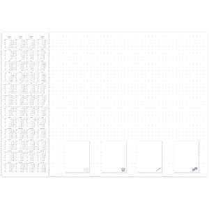 RNK Schreibunterlage 600x420mm 30Bl Office - dotted 4 Jahres Kalender