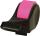 RNK Haftnotiz Rolle 19mm x 10m neonpink nachfüllbar Abroller Metallabreißer