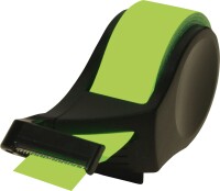 RNK Haftnotizrollen, 19mmx10 m, im Abroller, neongrün