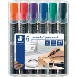 Staedtler Marker Lumocolor permanent 6St Box