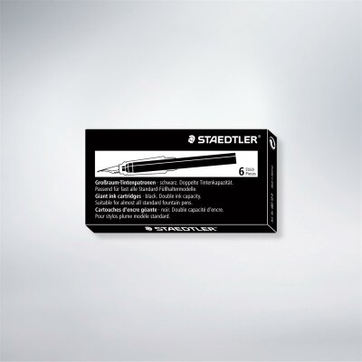 Staedtler Großraumtintenpatrone schwarz