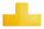 Durable Stellplatzmarkierung T gb 10St 100x0,7x150 mm