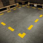 Durable Stellplatzmarkierung X gb 10St 150x0,7x150 mm