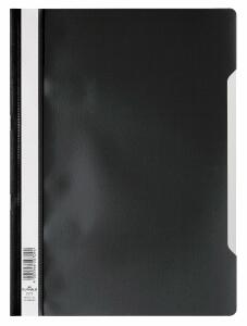 Durable Schnellhefter A4 PP sw 25St transp. Vorderdeckel