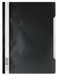 Durable Schnellhefter A4 PP sw 25St transp. Vorderdeckel