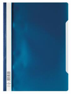 Durable Schnellhefter A4 PP d.bl 25St transp. Vorderdeckel